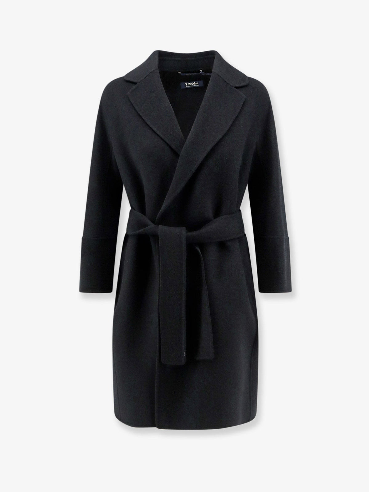 S MAX MARA Women's Arona Virgin Wool Coat Black