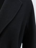 S MAX MARA Women's Arona Virgin Wool Coat Black, view 3