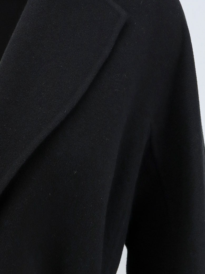 S Max Mara Women's Arona Virgin Wool Coat Black