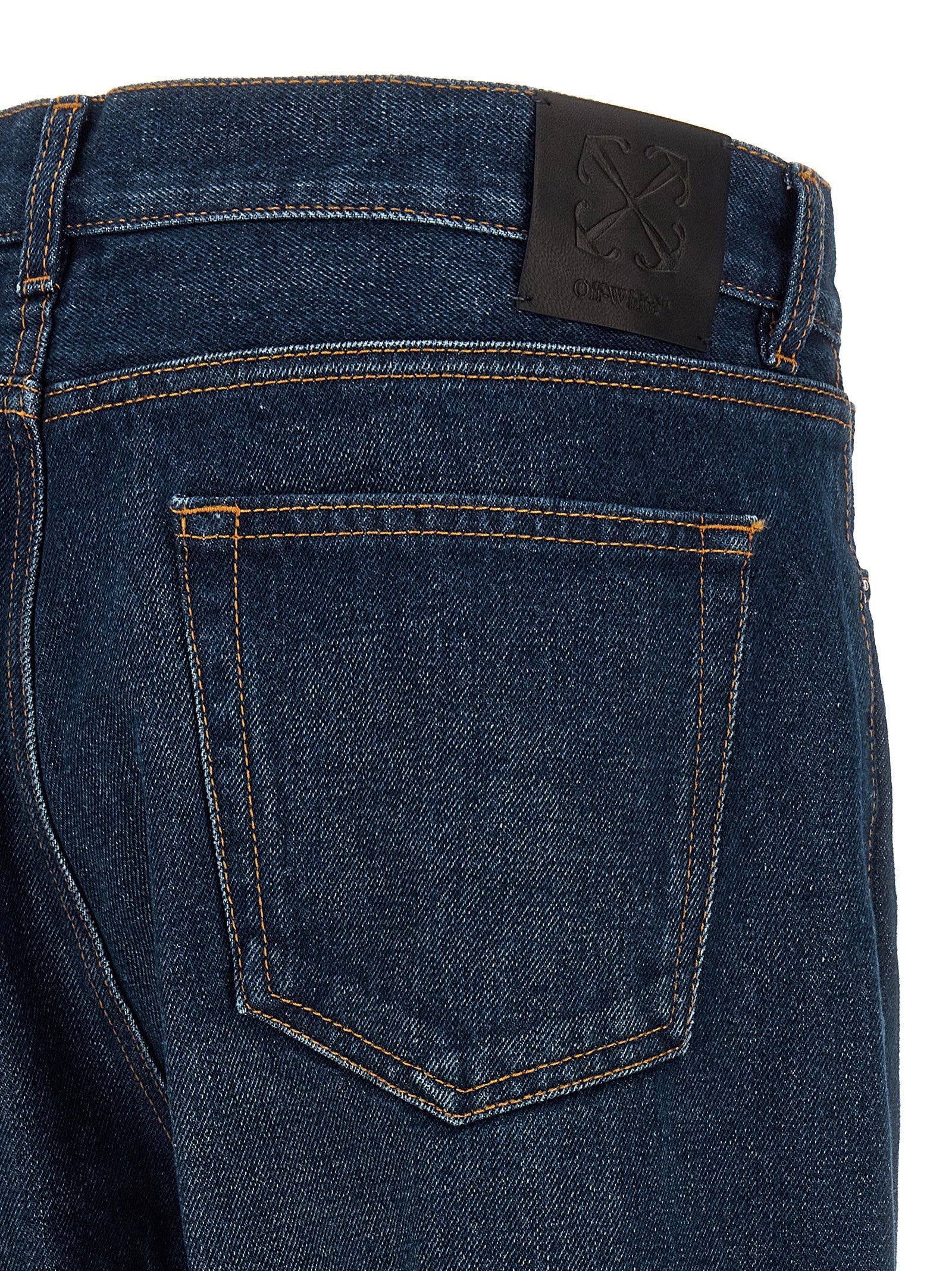 Off-White Arr Zip Skate Jeans Blue