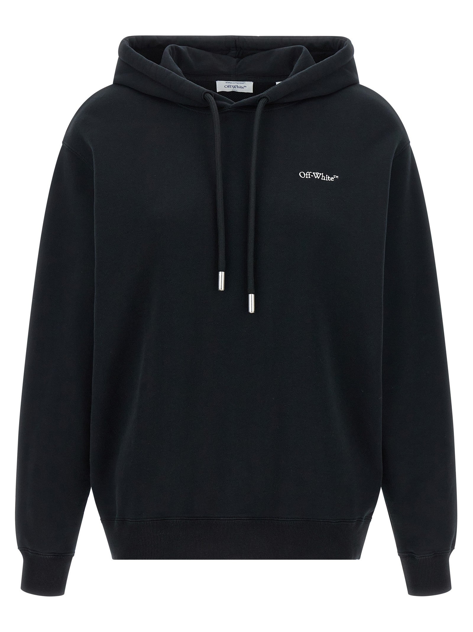 Off-White Arrow Out Flower Hoodie Black