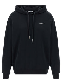 Off-White Arrow Out Flower Hoodie Black