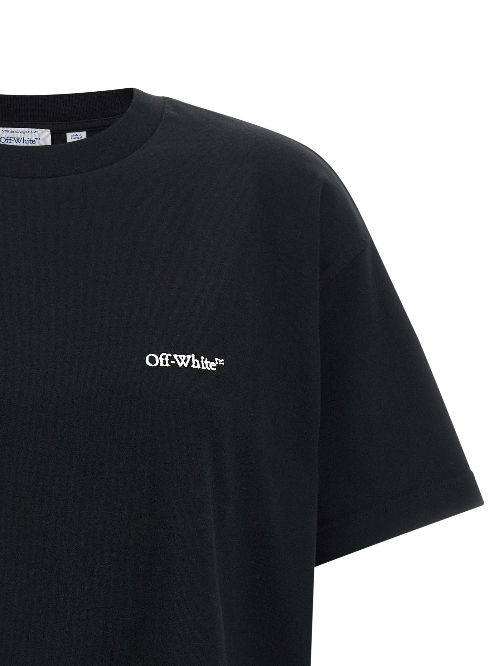 Off-White Arrow Out Flower Shirt Black