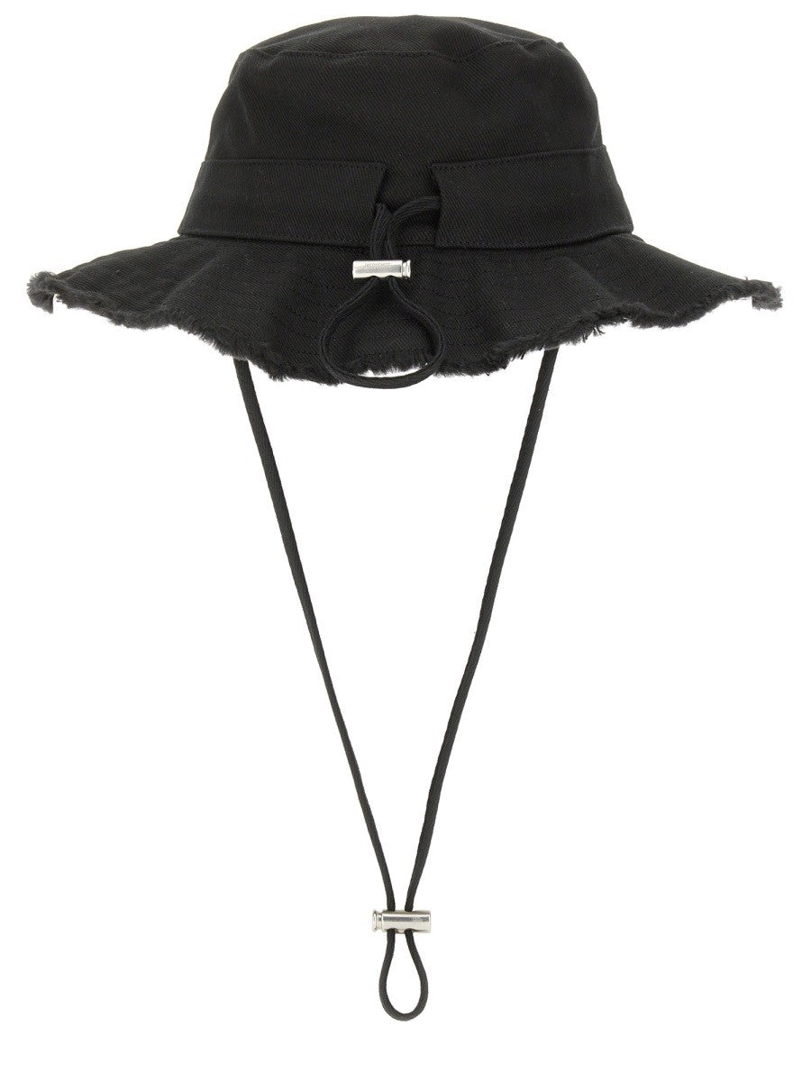 JACQUEMUS Unisex Cappello Artichaut Black