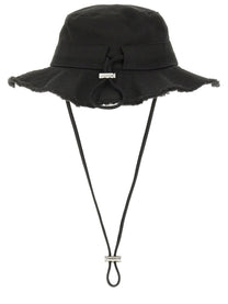 JACQUEMUS Unisex Cappello Artichaut Black