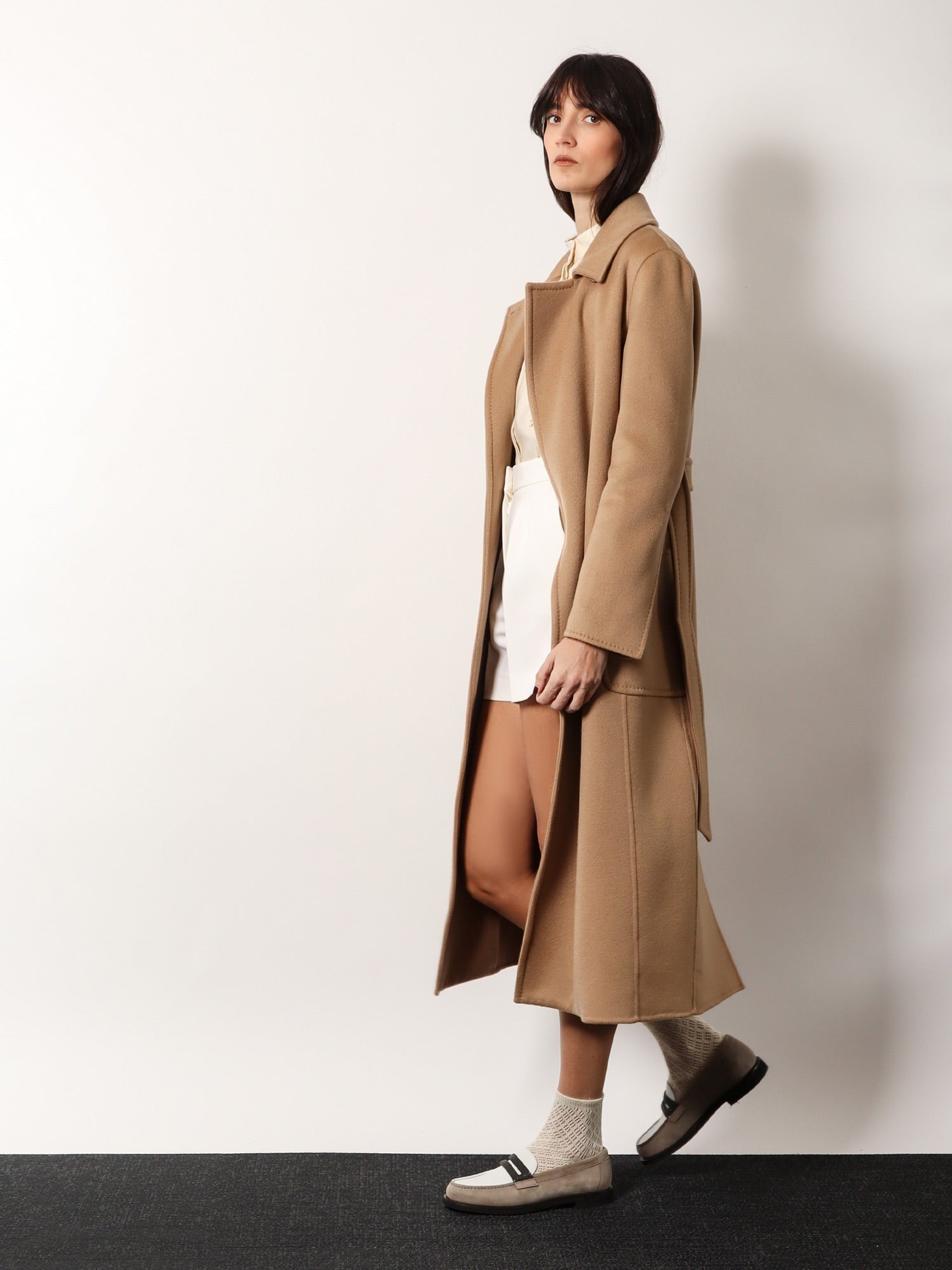 Max Mara Women's Artur Hand Made Cashmere Coat Brown