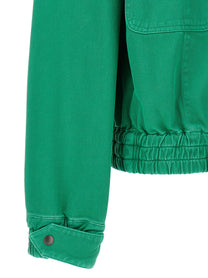 Max Mara Arturo Crop Jacket Green