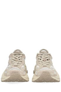 Ash women’s dragon sneaker beige featuring beige mesh and rubber with a chunky sole design