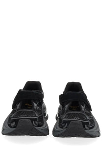 Ash women’s Drake sneaker black chunky mesh upper with velcro straps and bold rubber sole featuring ash logo