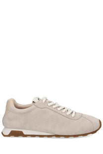 Ash women’s killbill sneaker beige low-top sneaker in beige suede with white laces and brown rubber sole