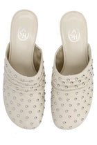 Ash Women's Mule with Heeled Eloise White, view 5