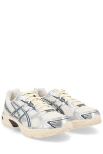 Asics unisex sneaker gel multicolor in silver and cream with metallic accents and a sleek modern design