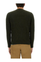 ASPESI Men's Wool Jersey Green, view 3