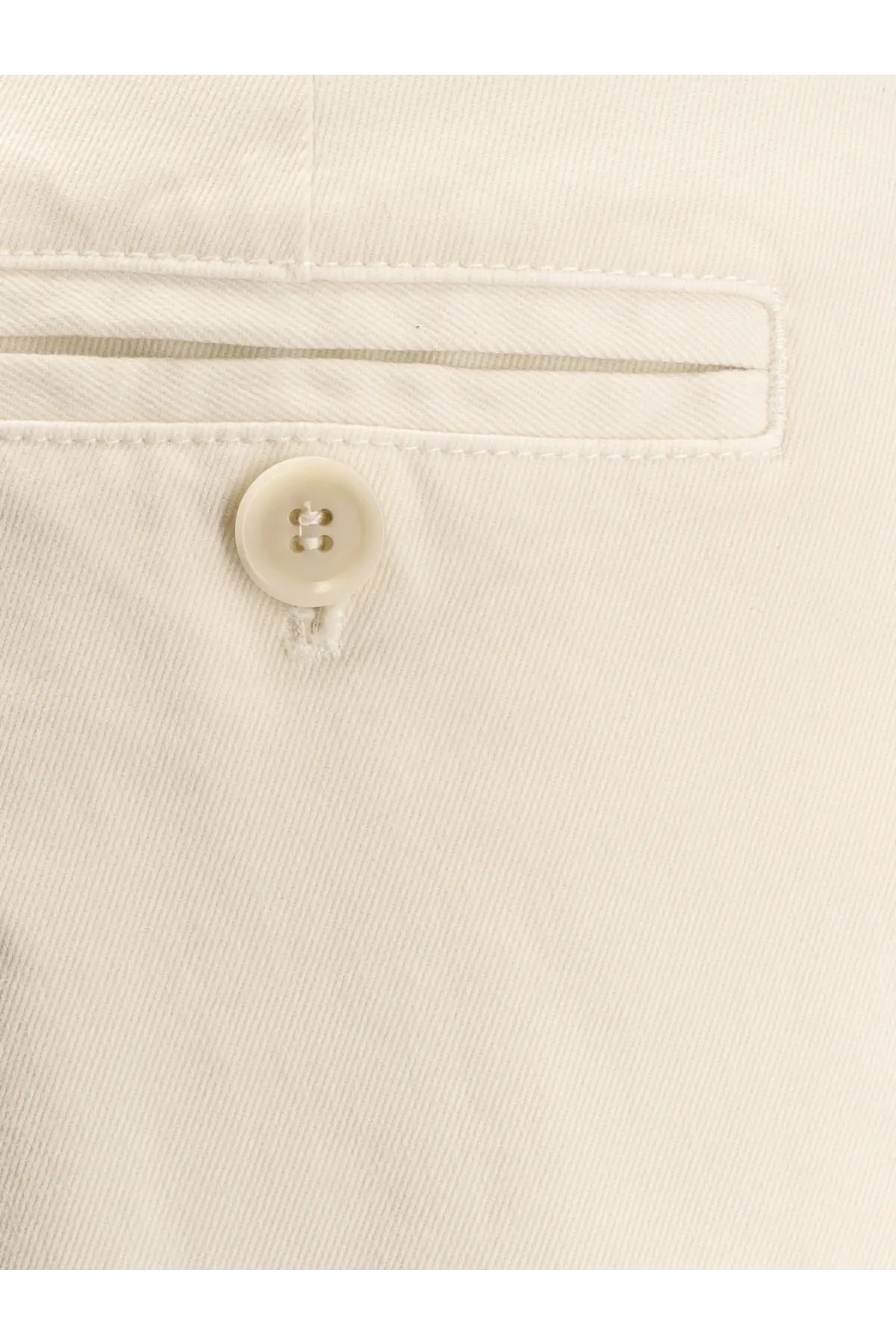 ASPESI Women's Cotton Trousers White, view 3