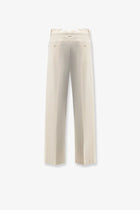 ASPESI Women's Cotton Trousers White, view 2
