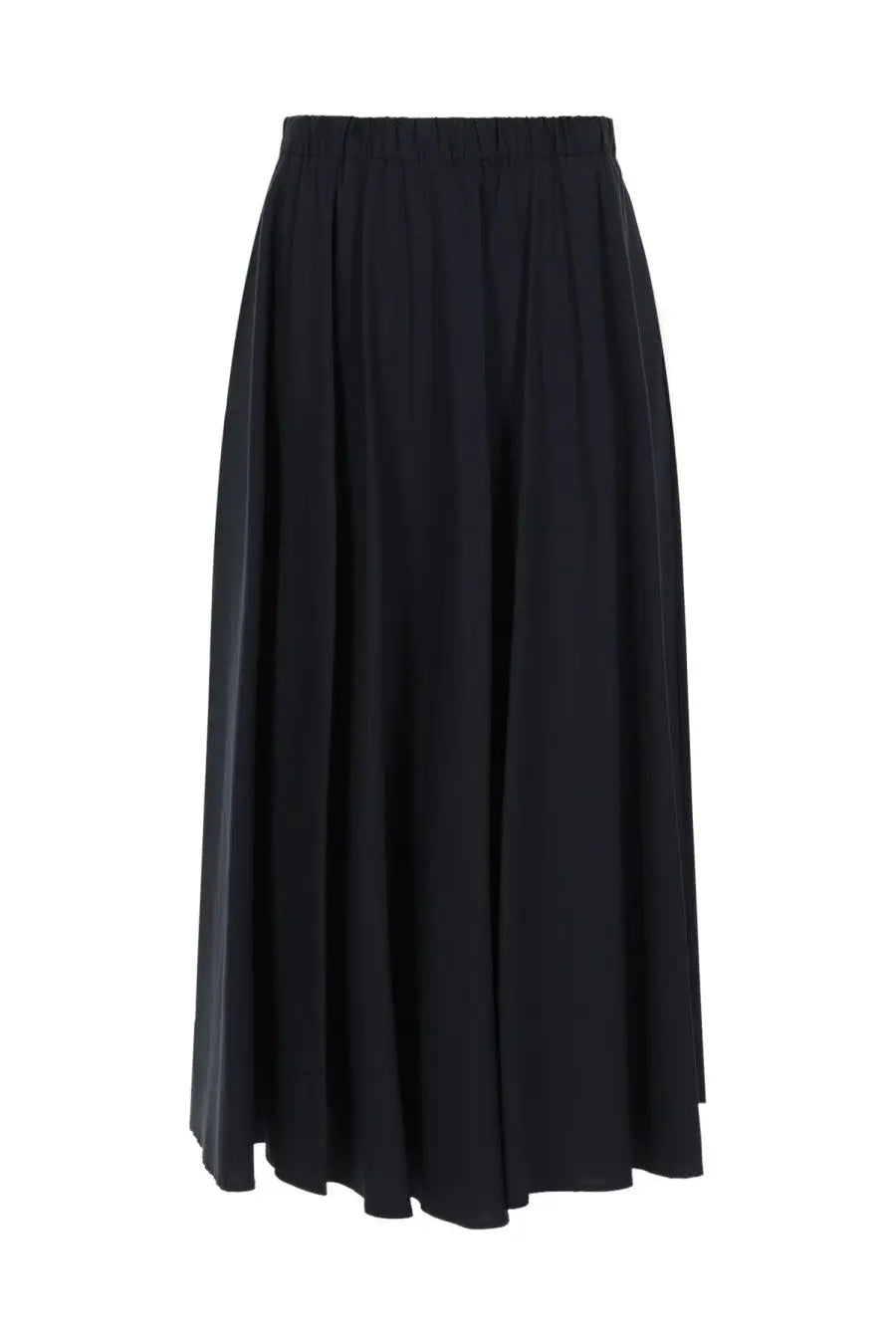 ASPESI Women's Poplin Cotton Nylon Stretch Skirt Blue, view 2