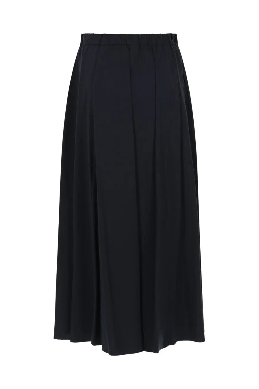 ASPESI Women's Poplin Cotton Nylon Stretch Skirt Blue