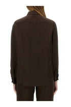 ASPESI Women's Shirt MOD5489 Brown, view 3