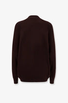 ASPESI Women's Virgin Wool Sweater Brown, view 2