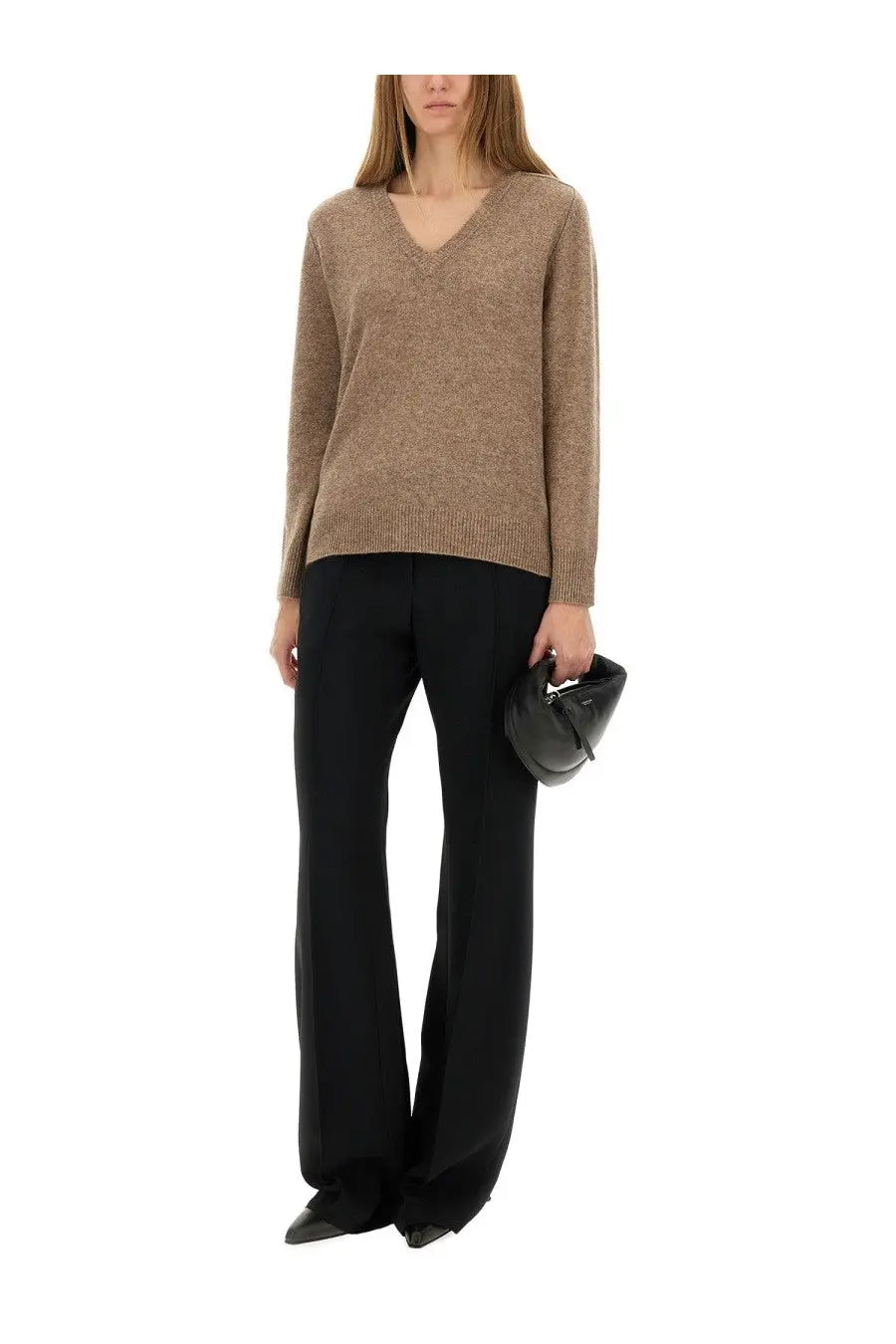 ASPESI Women's Wool Blend Sweater Beige, view 2
