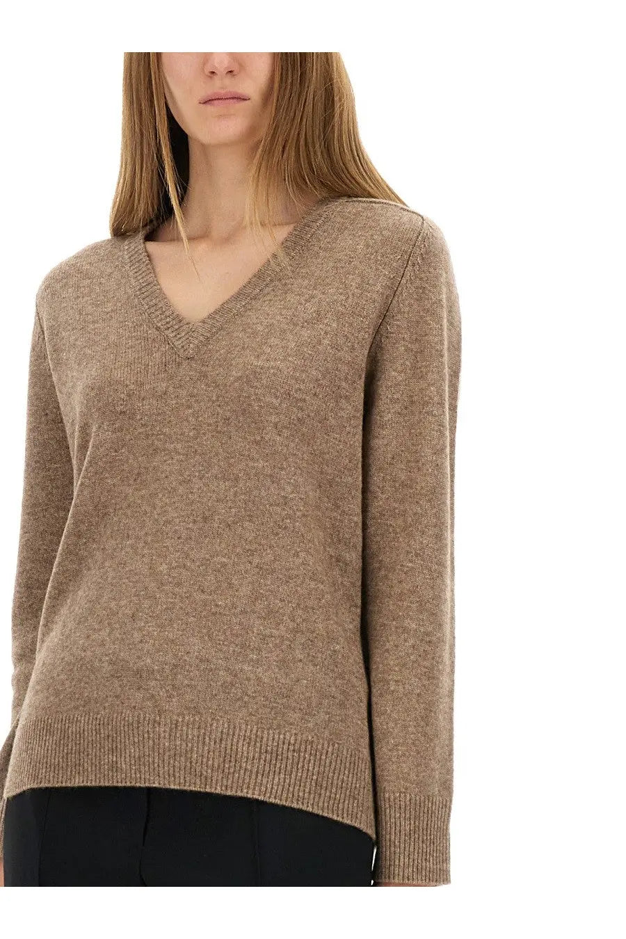 ASPESI Women's Wool Blend Sweater Beige, view 4