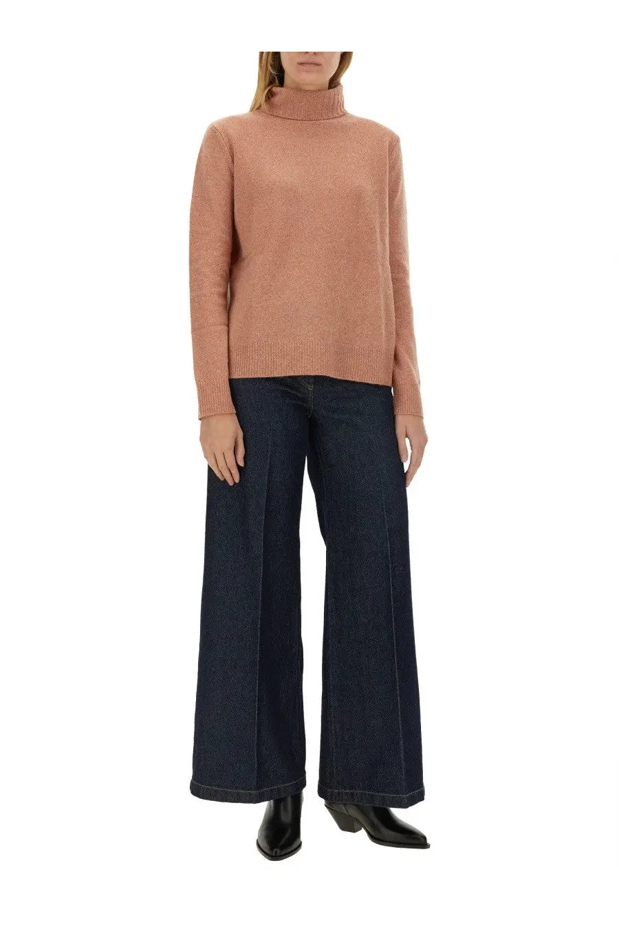 ASPESI Women's Wool Jersey Blue, view 2
