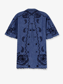 Zimmermann Women's Aster Denim Mini Dress Blue