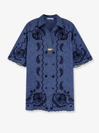 Zimmermann Women's Aster Denim Mini Dress Blue