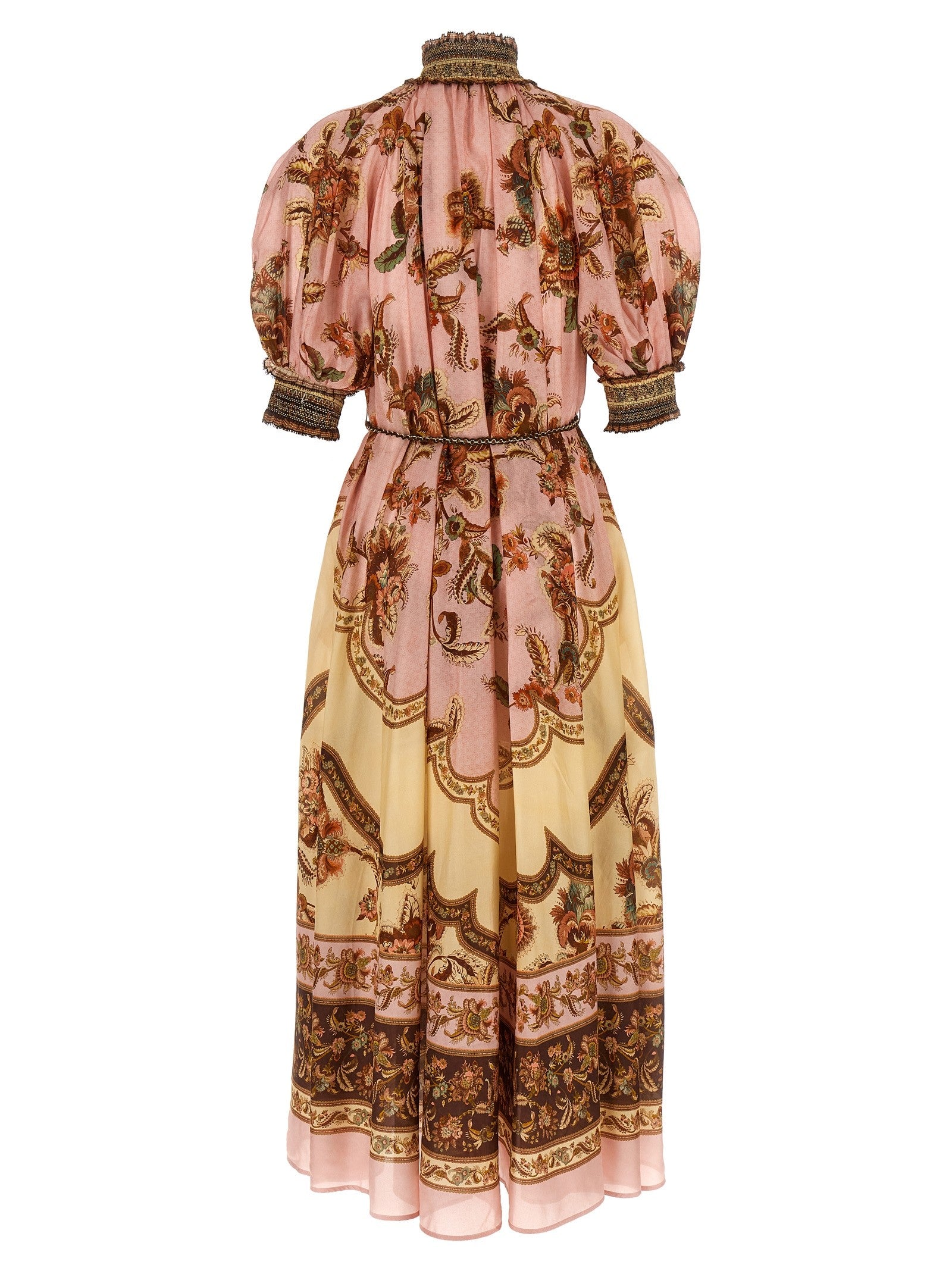 Zimmermann Women's Aster Billow Silk Long Dress MAUVE
