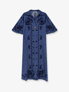 Zimmermann Women's Aster Long Denim Dress Blue