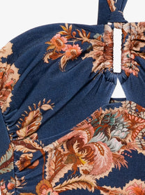 Zimmermann Women's Aster One Piece Swimsuit Gold
