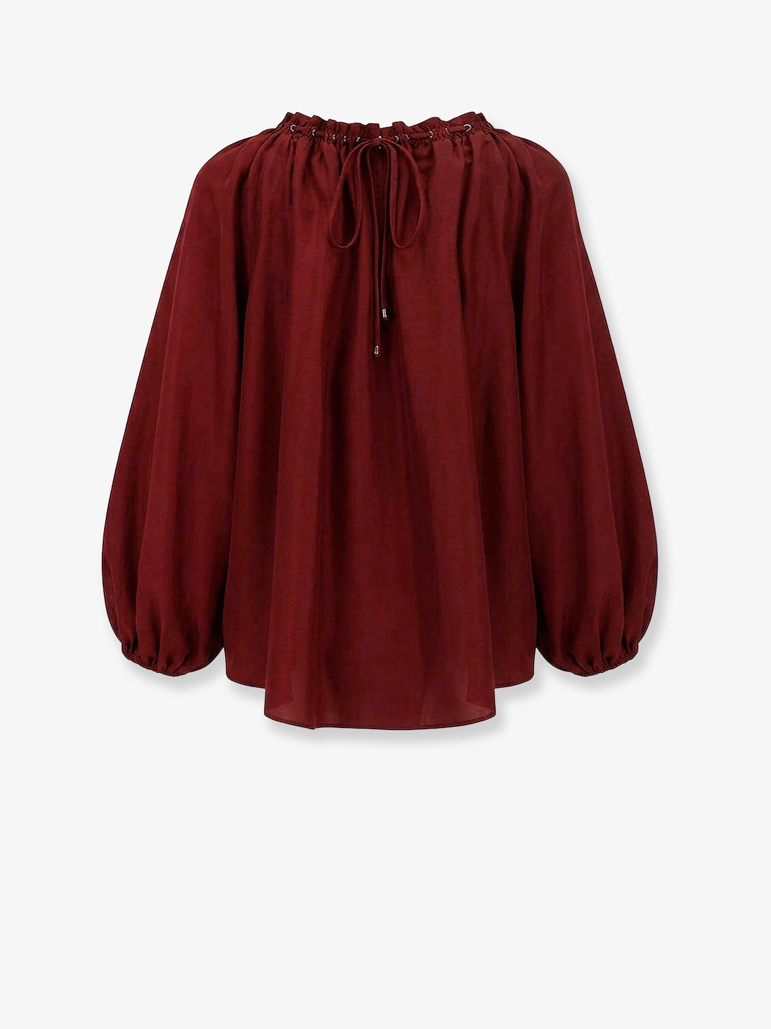 Zimmermann Women's Aster Silk Shirt Red