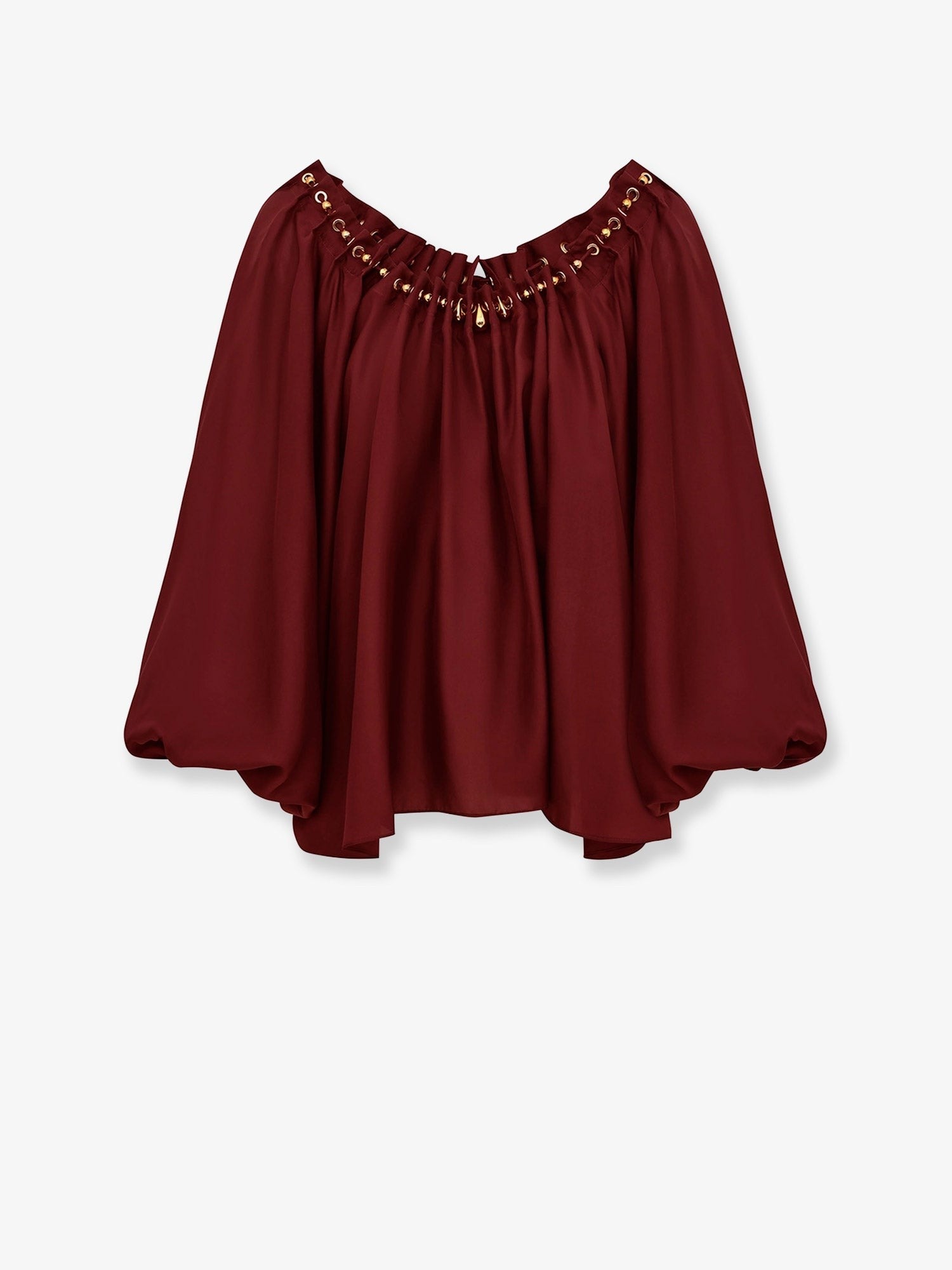 Zimmermann Women's Aster Silk Shirt Red