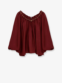 Zimmermann Women's Aster Silk Shirt Red