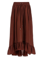 Zimmermann Women's Aster Silk Skirt Red