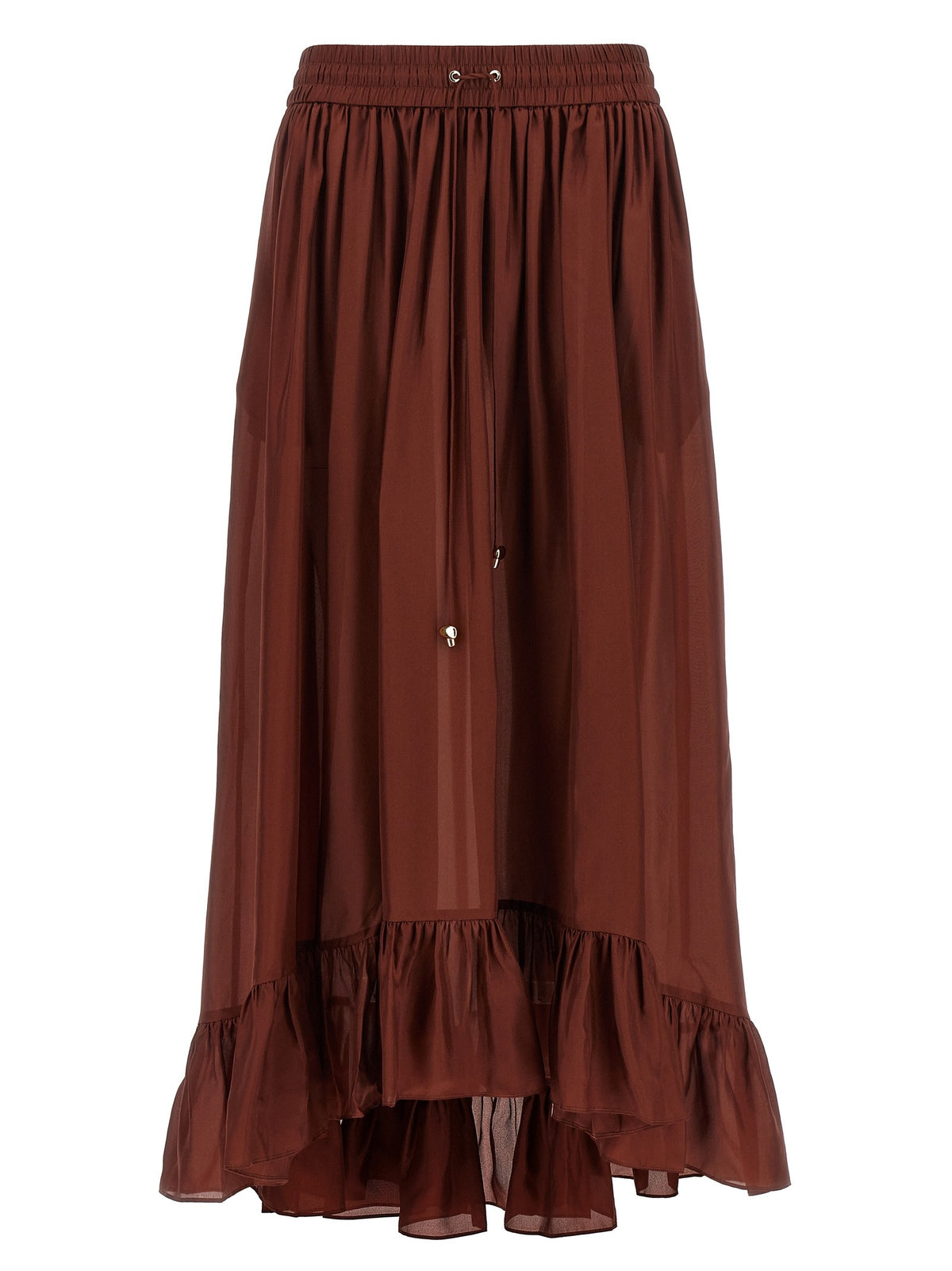 Zimmermann Women's Aster Silk Skirt Red