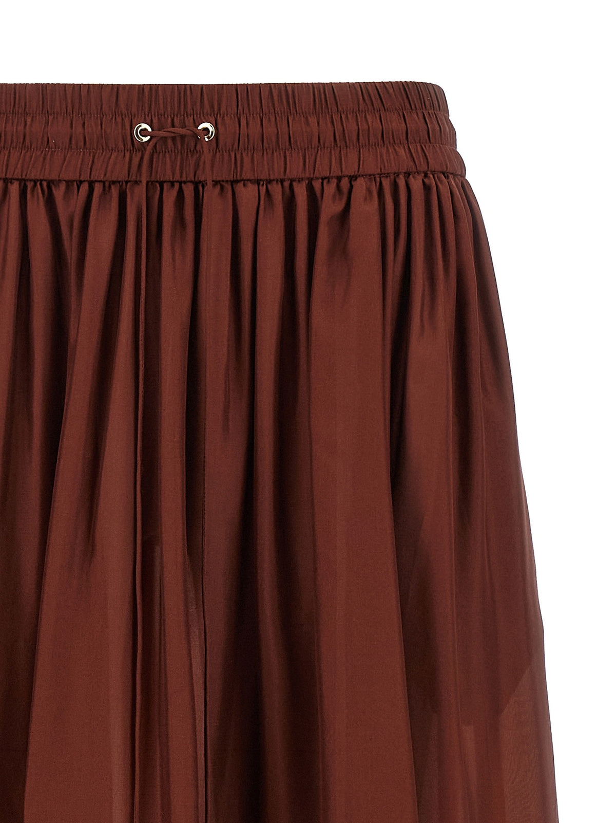 Zimmermann Women's Aster Silk Skirt Red, view 3