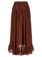 Zimmermann Women's Aster Silk Skirt Red, view 2