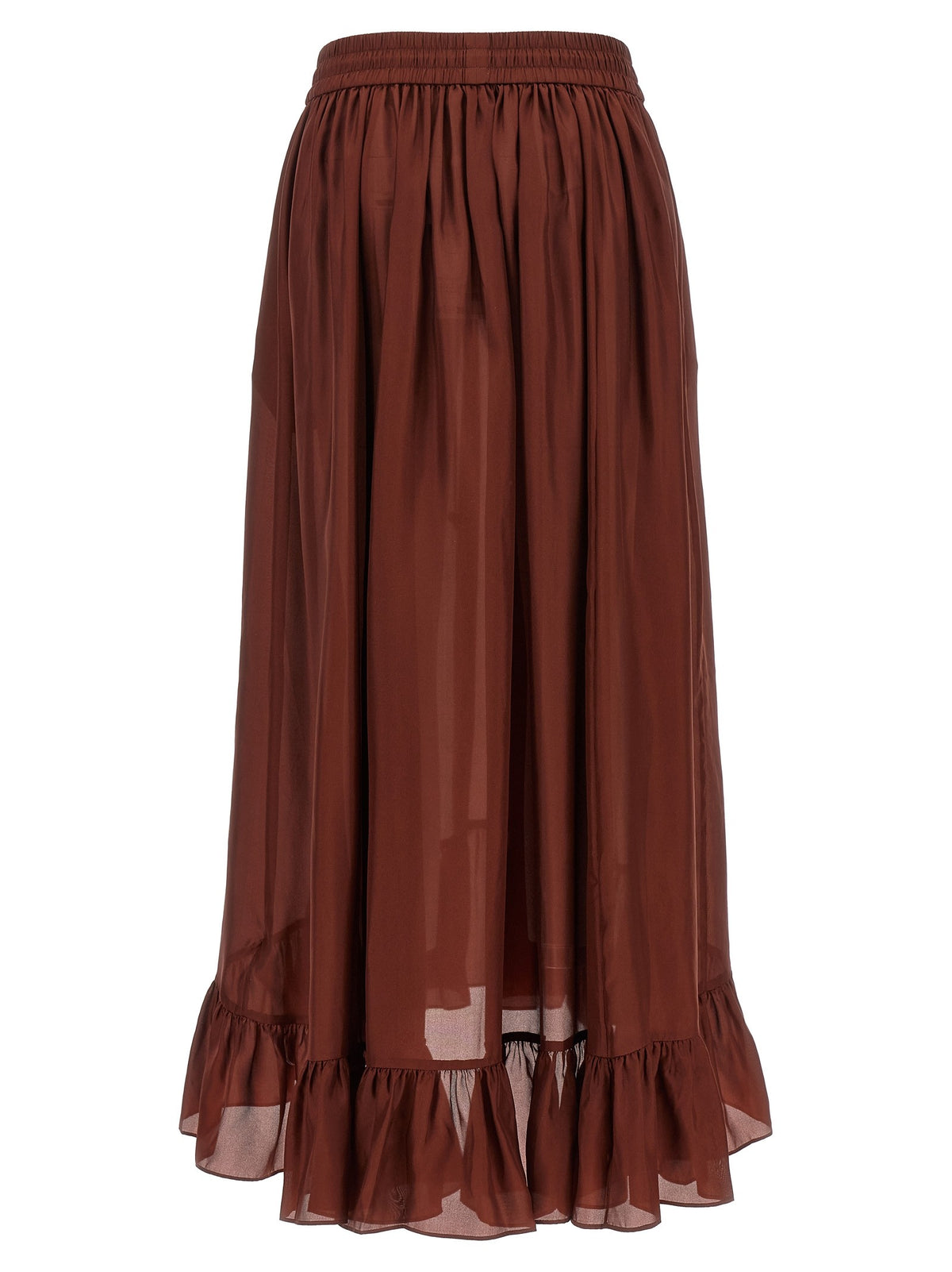 Zimmermann Women's Aster Silk Skirt Red, view 2