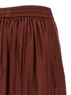 Zimmermann Women's Aster Silk Skirt Red, view 4