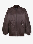 The Frankie Shop Women's Astra Nylon Jacket Brown