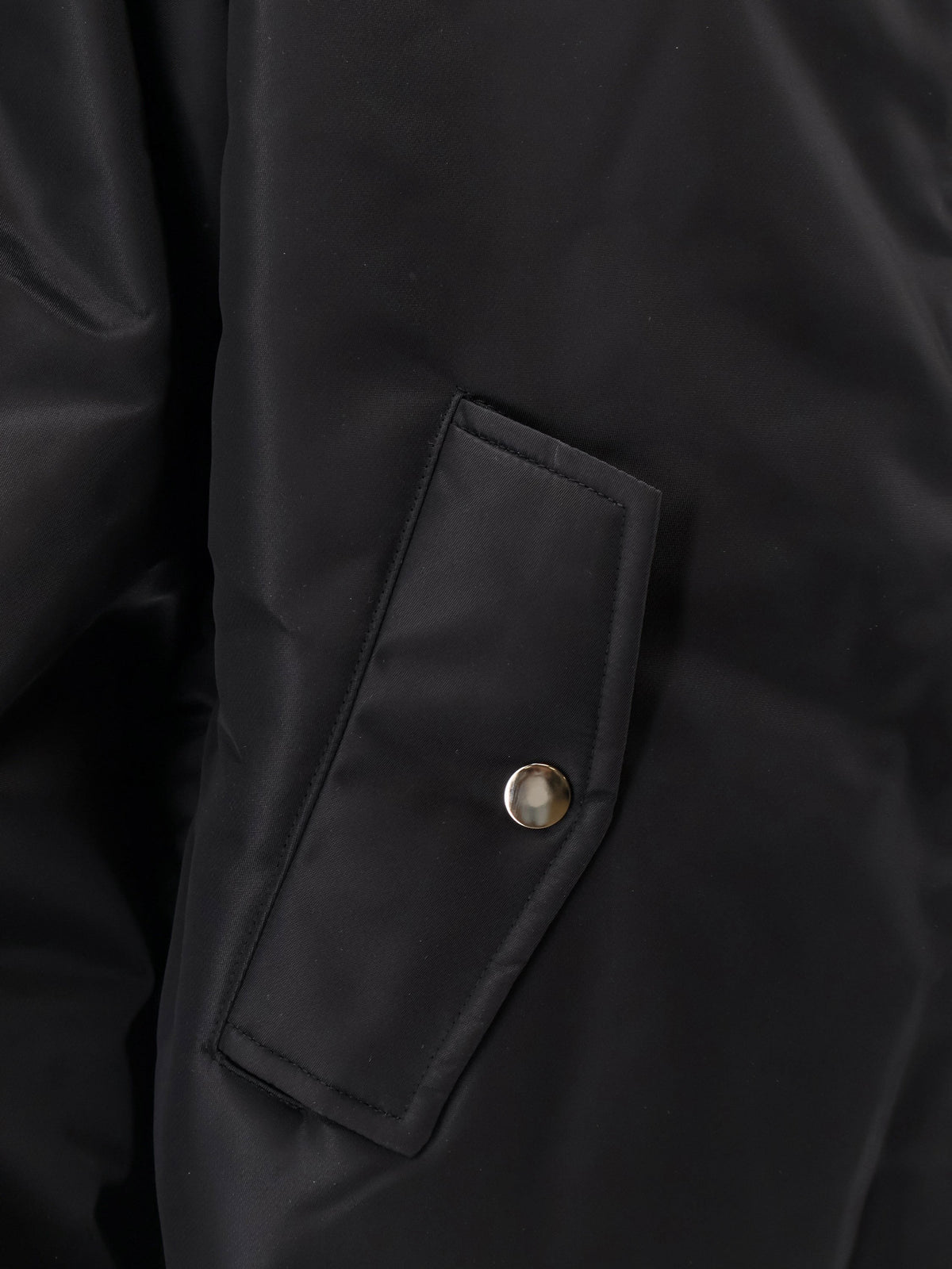 The Frankie Shop Women's Astra Nylon Jacket Black, view 3