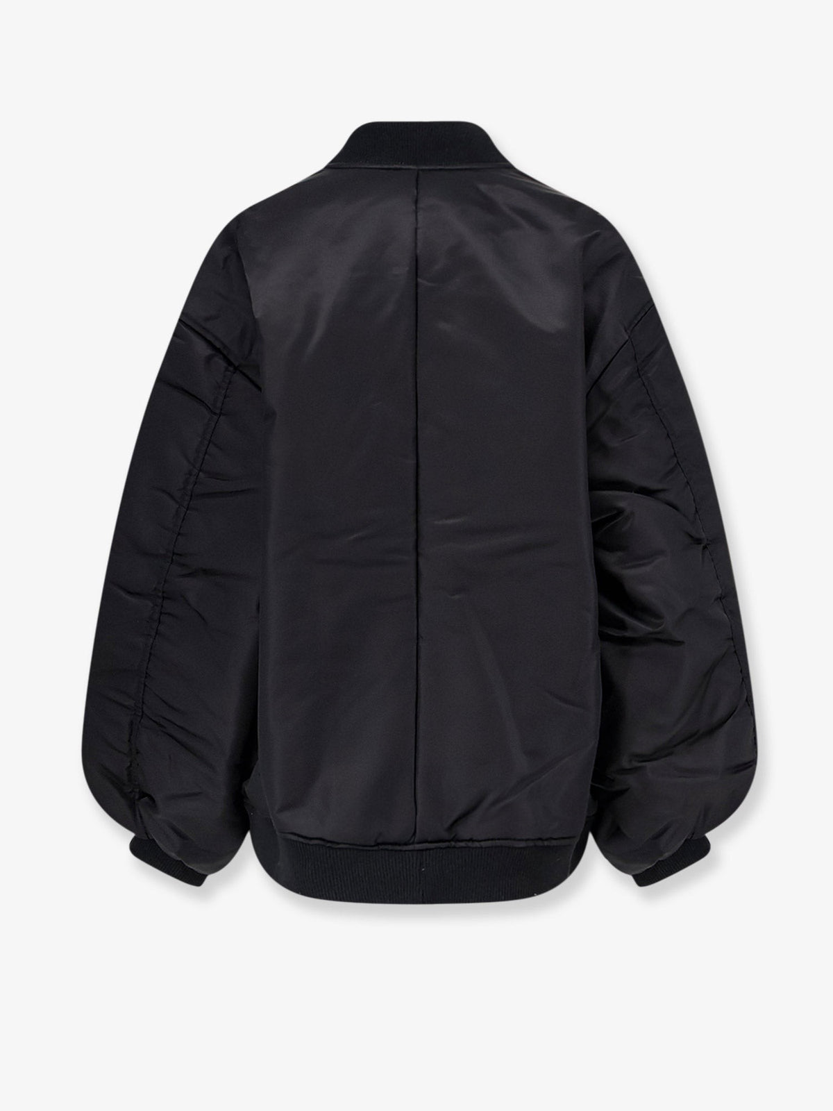 The Frankie Shop Women's Astra Nylon Jacket Black, view 2