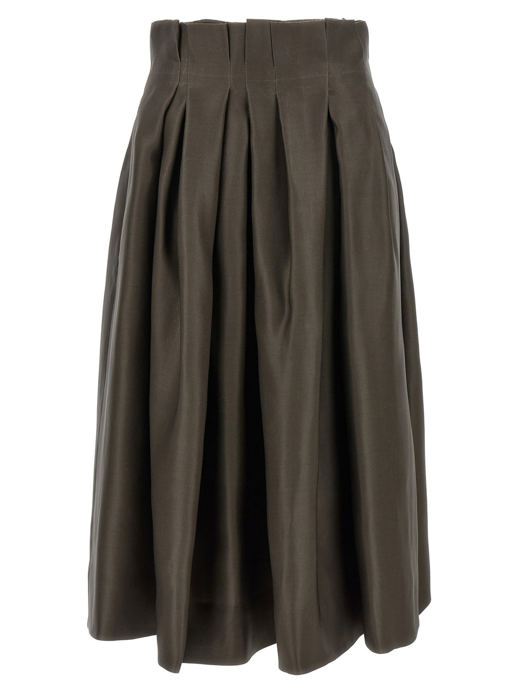 Khaite Astrid Skirt Brown