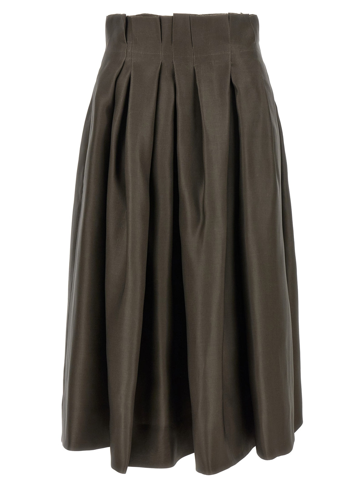 Khaite Astrid Skirt Brown