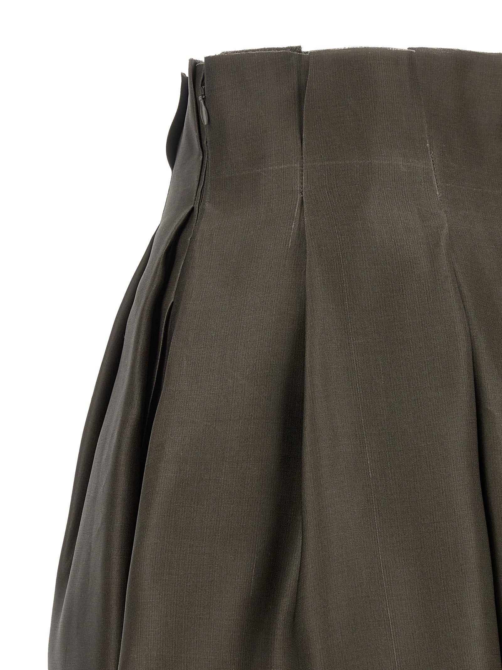 Khaite Astrid Skirt Brown