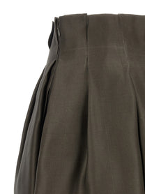 Khaite Astrid Skirt Brown