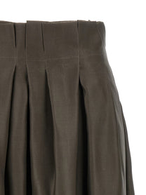 Khaite Astrid Skirt Brown