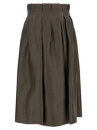 Khaite Astrid Skirt Brown, view 2