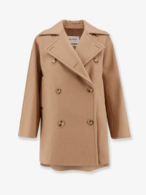 Max Mara Women's Oversize Virgin Wool and Cashmere Coat Beige